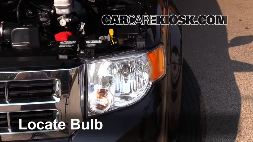 2011 Ford Escape XLT 3.0L V6 FlexFuel Luces Faro delantero (reemplazar foco)